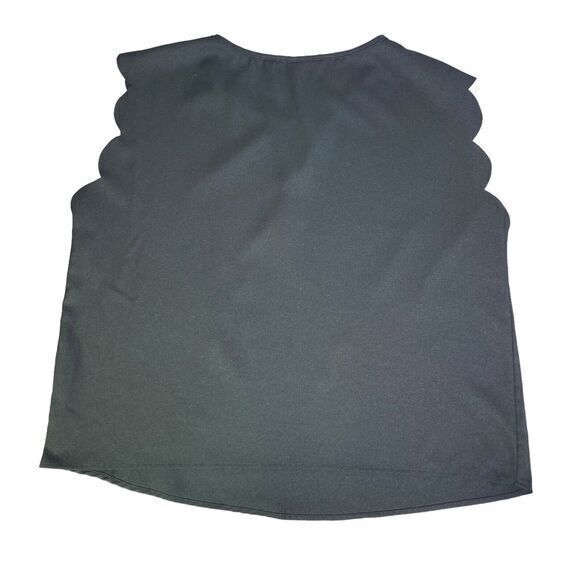 Shein Curve Women's Top Curvy Sleeveless Black Blouse Round Neck‎ Size 3XL - Picture 8 of 10